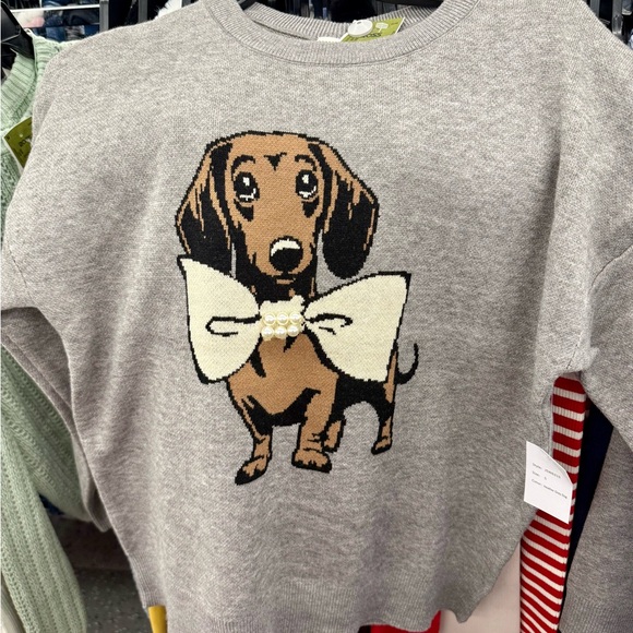 NEW Nikka K Gray Dachshund Sweater GREY LIGHTWEIGHT AND SOFT MEDIUM - Picture 7 of 7